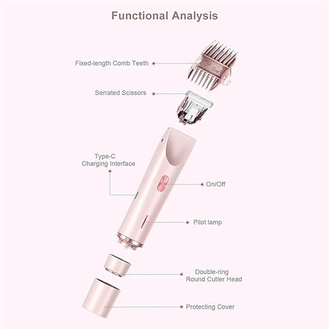Double Head Electric Shaver – Rechargeable Cordless Trimmer