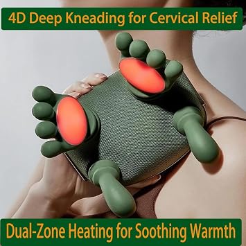 Shoulder & Neck Massager – Electric Deep Tissue Massage Pillow