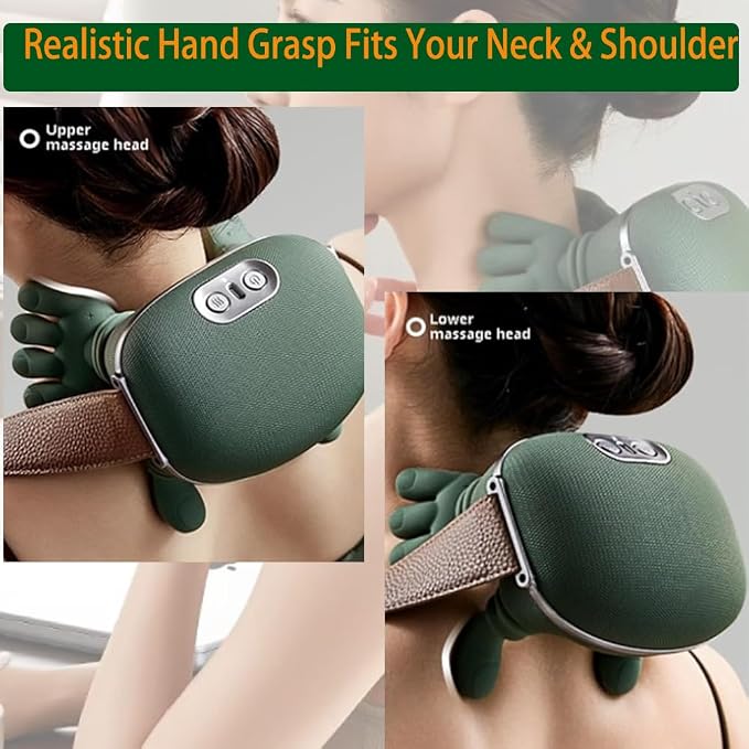 Shoulder & Neck Massager – Electric Deep Tissue Massage Pillow