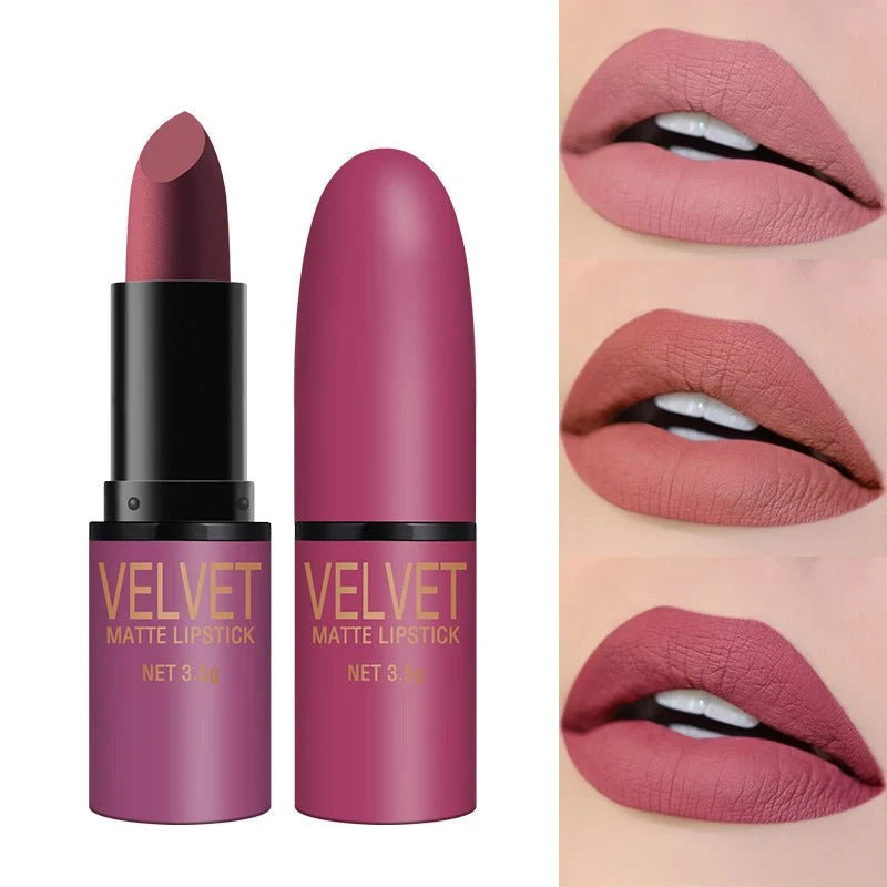 Bullet Matte Lipstick Set – Matte Finish & Waterproof Long-Lasting Lip Color
