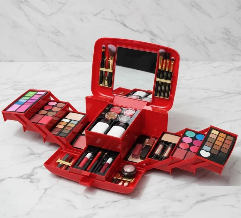Classic Deluxe Vanity Case Make-Up Kit – Complete Makeup Set with Travel Case | UAE