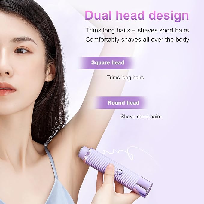 Double Head Electric Shaver – Rechargeable Cordless Trimmer