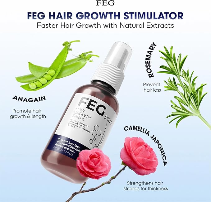 FEG Plus Hair Growth Spray – Nourishing Scalp & Hair Care
