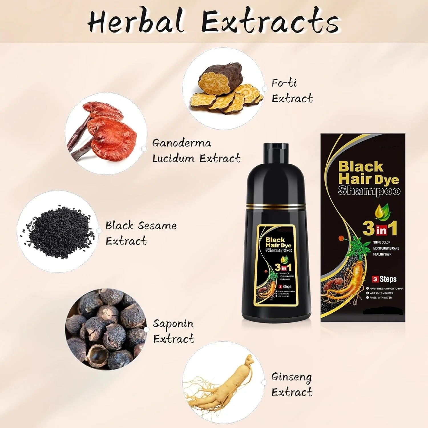 Hair Dye Shampoo – Easy Color Shampoo for Natural Looking Hair | UAE