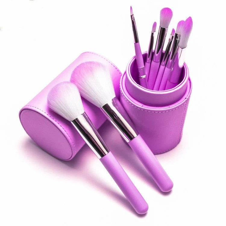 8-Piece Makeup Brush Set – Eyeshadow, Blush & Foundation Beauty Tools