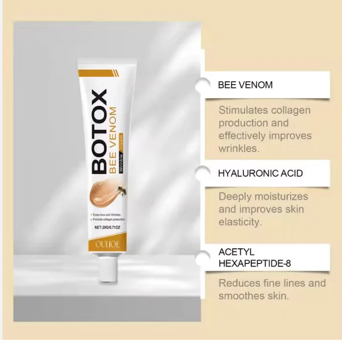 Bee Venom Botox Wrinkle Cream – Anti-Aging Skin Firming Solution