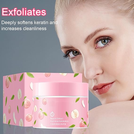 Peach Extract Fruit Acid Exfoliating Face Gel Cream – Gentle Skin Renewal