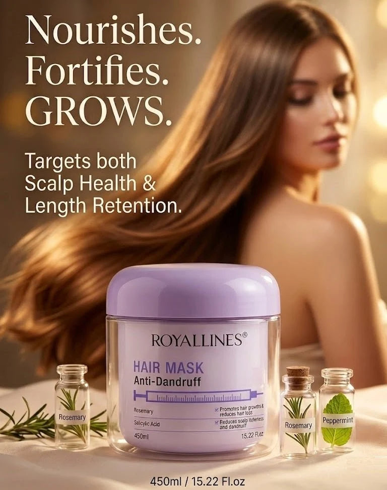 Royallines Anti-Dandruff Hair Mask – Nourishing Scalp & Hair Treatment