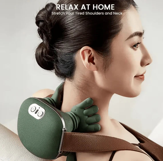Shoulder & Neck Massager – Electric Deep Tissue Massage Pillow